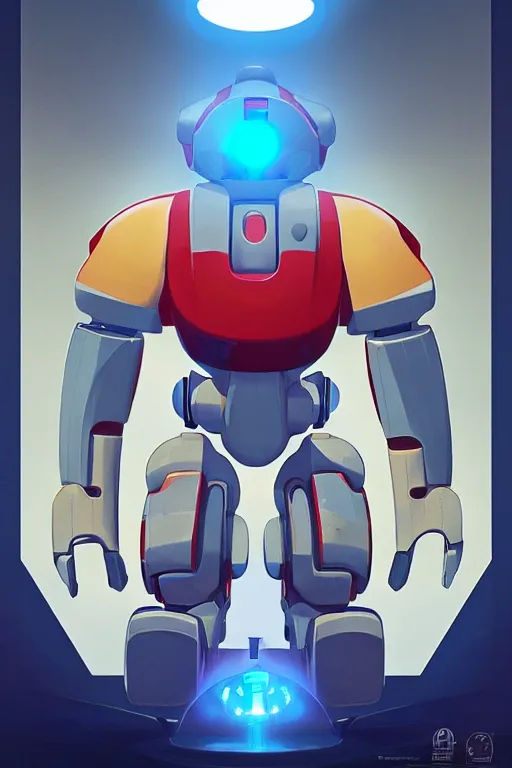 Image similar to metabots medabots medarotto medarot robot minimalist comics, behance hd by jesper ejsing, by rhads, makoto shinkai and lois van baarle, ilya kuvshinov, rossdraws global illumination ray tracing hdr radiating a glowing aura