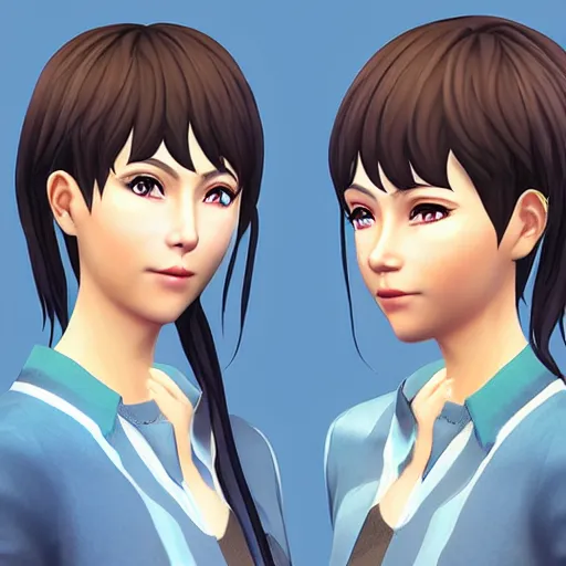 The sim 3 and The sim 4 Anime Mods - Odd eyes ตาสองสี  http://kewai-dou.com/odd-eye/ | Facebook