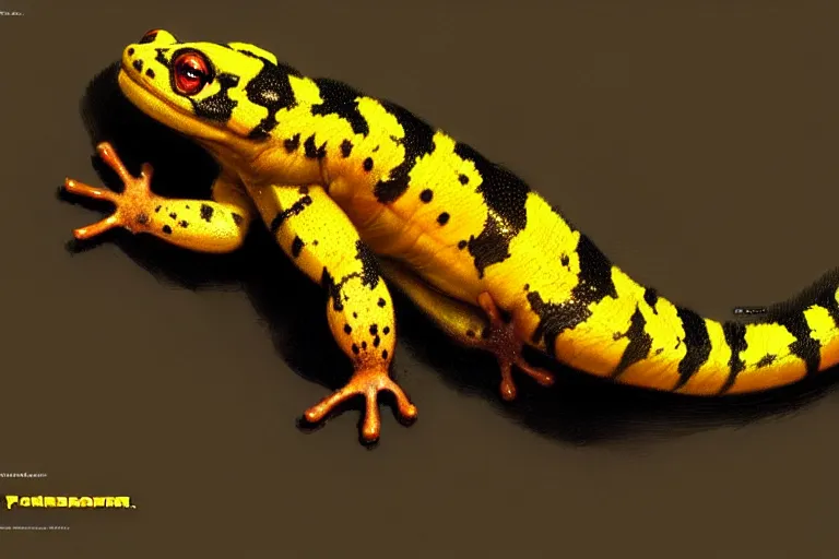 Image similar to fire salamander, photorealistic, trending on artstation, by bayard wu, anna podedworna, gaston bussiere, greg rutkowski