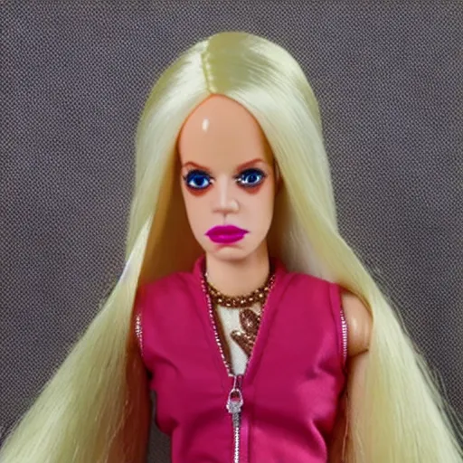 Prompt: genesis p - orridge barbie doll edition