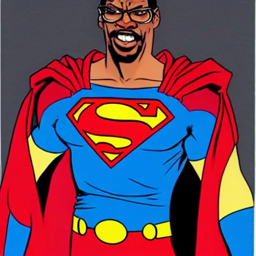 Image similar to Pootie tang as superman