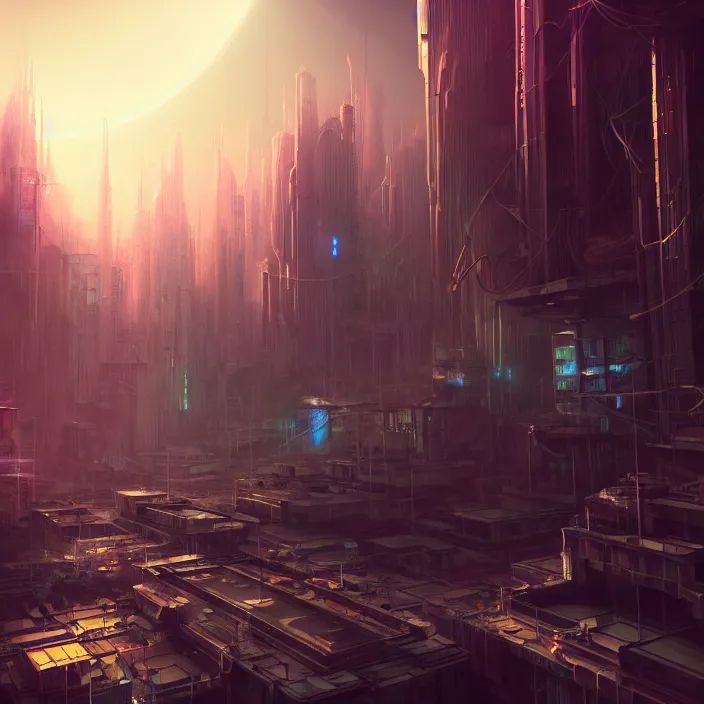 Image similar to inside an etheral atompunk city, highly detailed, 4k, HDR, award-winning, octane render, trending on artstation, volumetric lighting