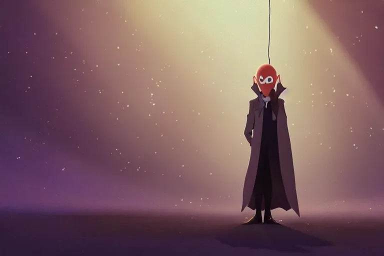 Prompt: a wholesome animation key shot of!! one!! focused!! popstar nosferatu!! singing at a concert!! wearing golden chain!!, medium shot, studio ghibli, ( pixar ) and disney animation, sharp, very detailed, high resolution, rendered in unreal engine 5, anime key art by greg rutkowski, bloom, dramatic lighting