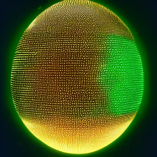 Prompt: annie liebowitz portrait of a plasma energy tron plastic egg, made up of glowing electric polygons. cinestill