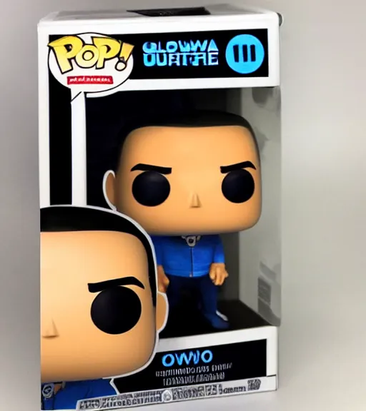 Prompt: limited edition glow in the dark obama funko pop still sealed in box, ebay listing