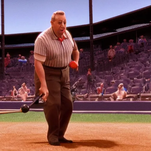 Prompt: rodney dangerfield starring in a league of their own, 4 k cinematic octane render