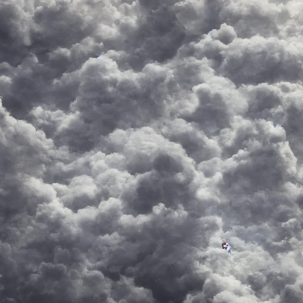 Image similar to white fluffy cloud, realistic 4 k octane cycles beautifully detailed render, 4 k, deep focus, intricate, elegant, highly detailed, photorealistic rendering, illustration, art by hayao miyazaki