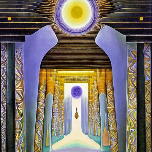 Prompt: Magical Amun-Ra Infinite Nexus Portal, Margaret Clarke, Kay Nielsen, Oils, hyperrealism