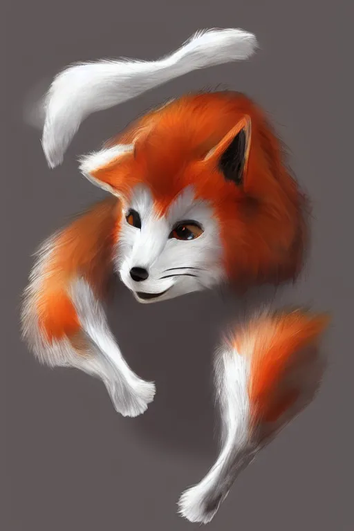 Image similar to an anthropomorphic modern fox with a fluffy tail, backlighting, trending on artstation, digital art, furry art, trending on furaffinity, fantasy art, by kawacy