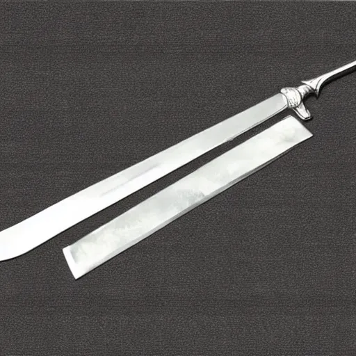 Image similar to silver sword