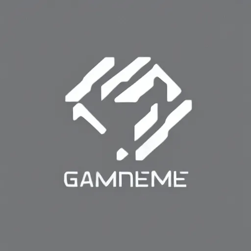 Image similar to modern minimalistic logo for a game company