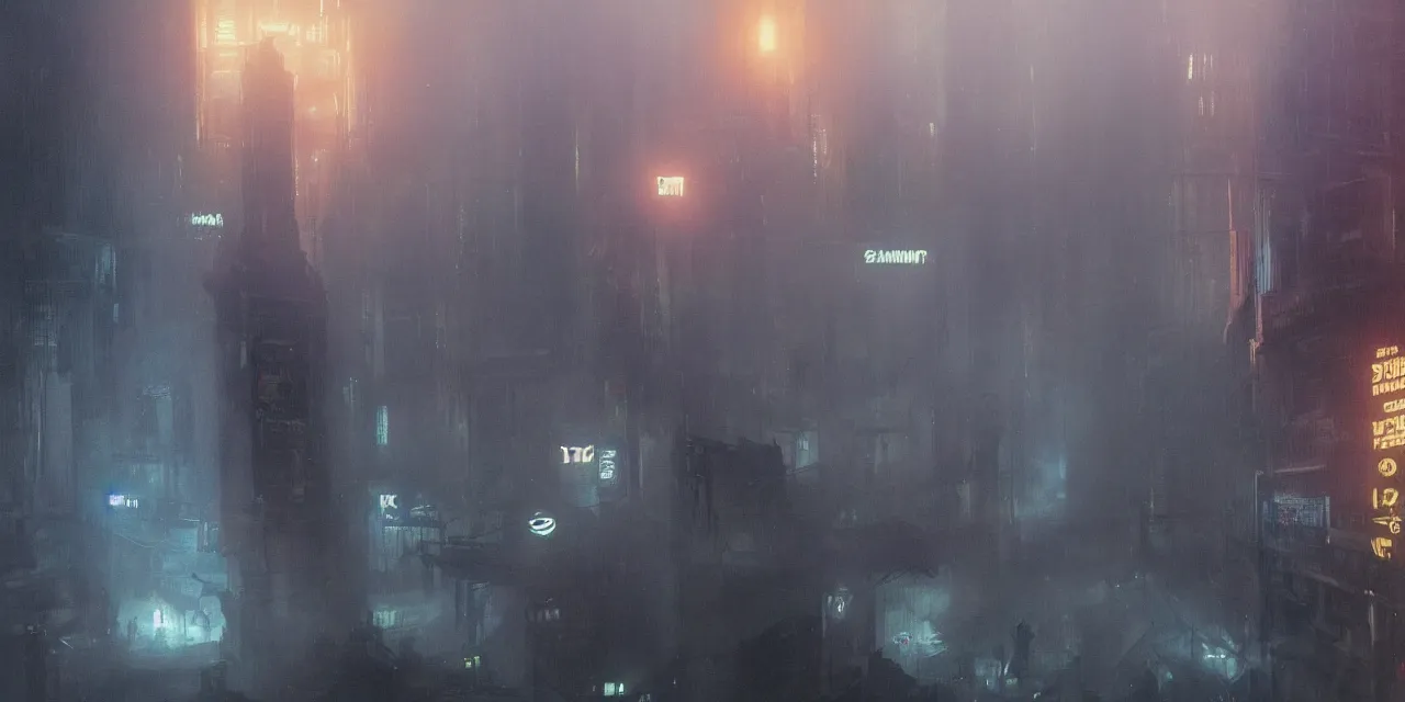 Prompt: 2 0 1 8 blade runner movie dirty harry western look at the cityscape from roof perfect face fine realistic face pretty face reflective polymer suit tight neon puffy jacket blue futuristic sci - fi elegant by denis villeneuve tom anders zorn hans dragan bibin thoma greg rutkowski ismail inceoglu illustrated sand storm alphonse mucha