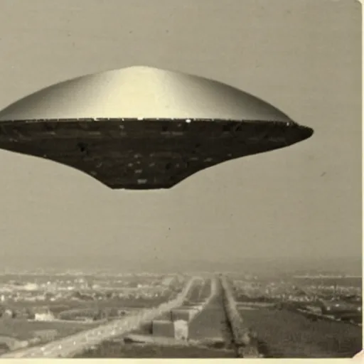 Image similar to old footage of a ufo