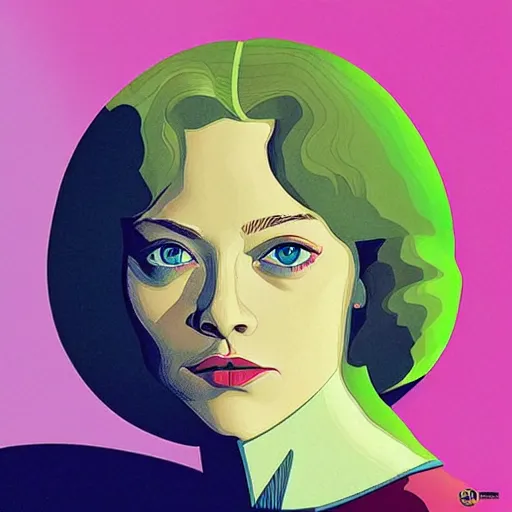 Image similar to “ amanda seyfried retro minimalist portrait by jean giraud, moebius starwatcher comic, 8 k ”