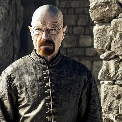 Prompt: walter white in game of thrones