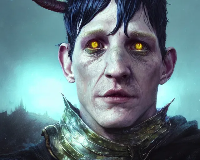 Prompt: highly detailed portrait of robin lord taylor as a fantasy goblin, in skyrim, stephen bliss, unreal engine, fantasy art by greg rutkowski, loish, rhads, ferdinand knab, makoto shinkai and lois van baarle, ilya kuvshinov, rossdraws, tom bagshaw, global illumination, radiant light, detailed and intricate environment