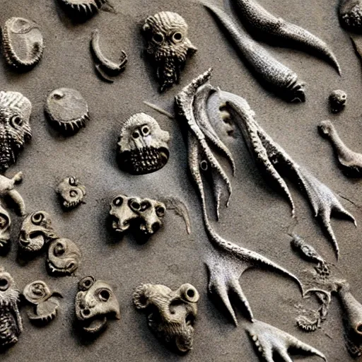 Image similar to cthulhu fossils