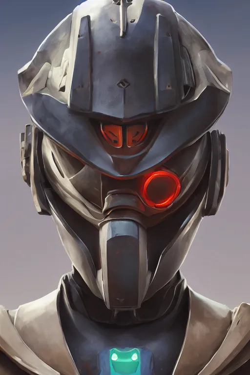 Image similar to epic mask helmet robot ninja portrait stylized as fornite style game design fanart by concept artist gervasio canda, behance hd by jesper ejsing, by rhads, makoto shinkai and lois van baarle, ilya kuvshinov, rossdraws global illumination radiating a glowing aura global illumination ray tracing hdr render in unreal engine 5