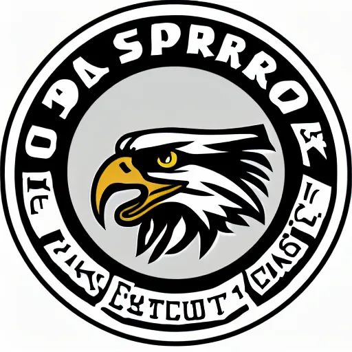 Image similar to sports logo detailed vector eagle