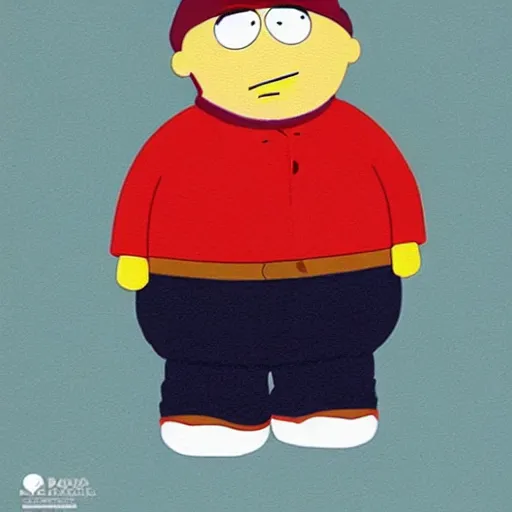 Prompt: Photo of Eric Cartman from south park as a real human