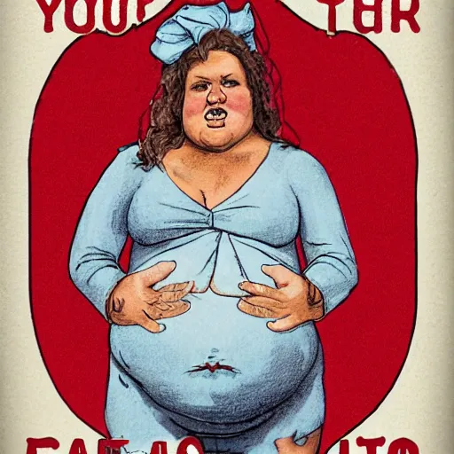 Prompt: your fat mother