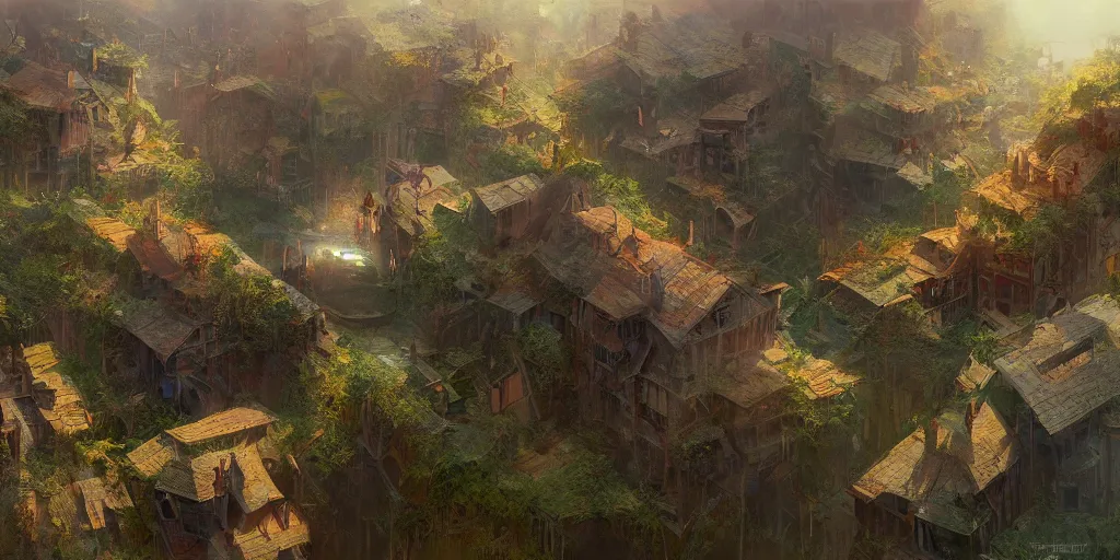 Prompt: Concept Art of cinematography of Terrence Malick film by Marc Simonetti