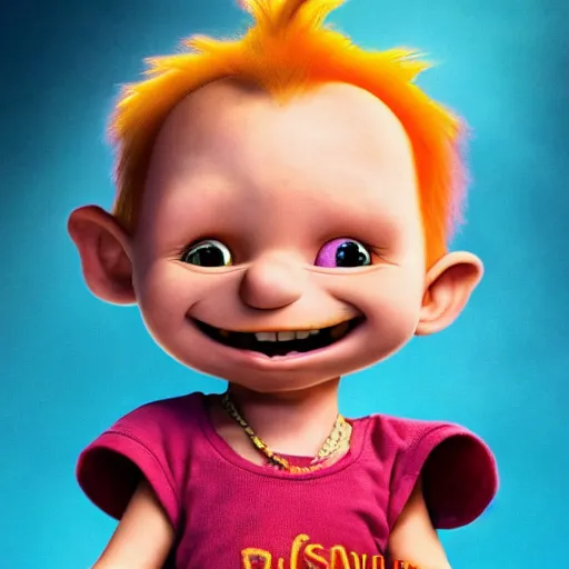 Prompt: the Rugrats, live action, movie poster, high detail, photo realistic, high detailed face, cinematic, studio lighting