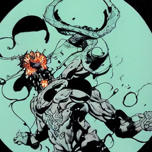 Image similar to Hades by frank miller