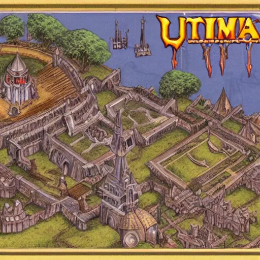 Image similar to ultima online concept art