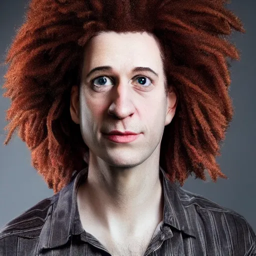 Image similar to stunning award winning hyperrealistic hdr 8 k highly detailed portrait photo of sideshow bob as a real human