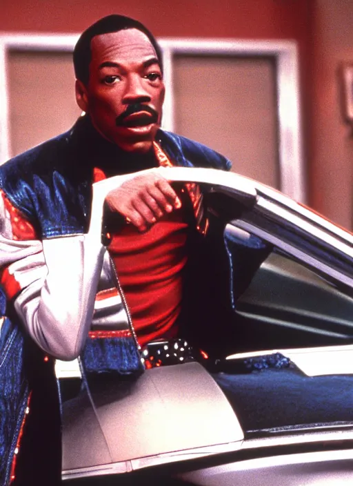 Image similar to Eddie Murphy in Back to the future movie