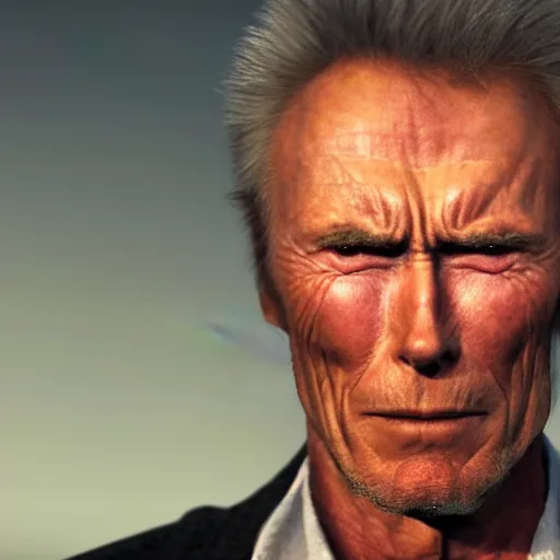 Prompt: hyperrealistic dslr film still of clint eastwood, stunning 8 k octane comprehensive 3 d render, inspired by istvan sandorfi & greg rutkowski & unreal engine, perfect facial symmetry, dim volumetric cinematic lighting, extremely hyper - detailed, extremely lifelike attributes & lifelike texture, intricate, masterpiece, artstation, stunning