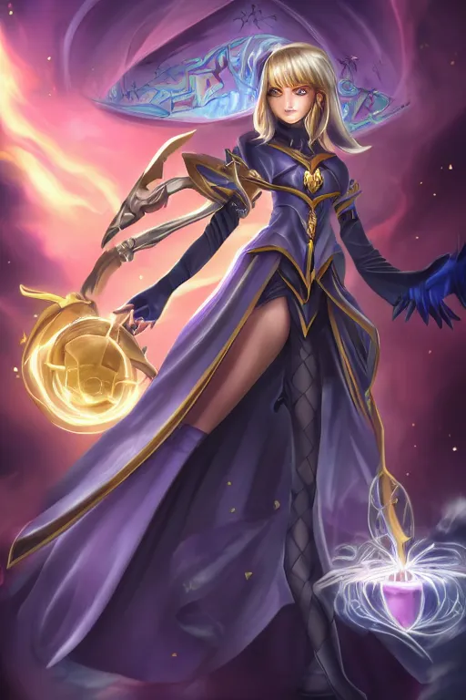 Image similar to beautiful dark magician girl, full body, mystical, ultra detailed, 4k