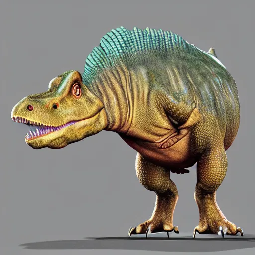 Image similar to trex in the style of triceratops 4 k