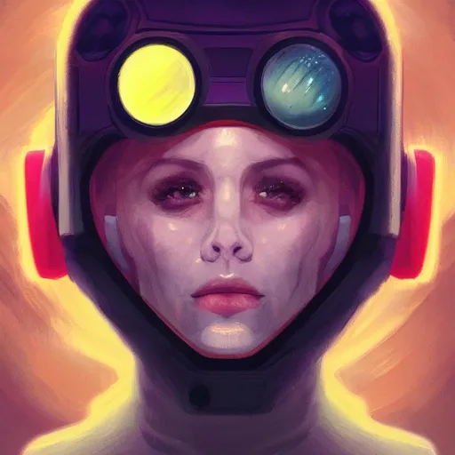 Image similar to portrait of a space gobin. artstation, concept art, illustration,