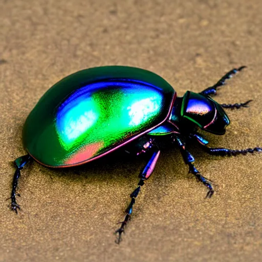 Prompt: iridescent scarab beetle, 4 k h - 7 0 4 n - 4