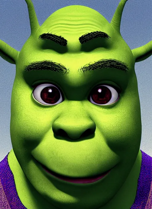 Image similar to Shrek funny face in gary's mod