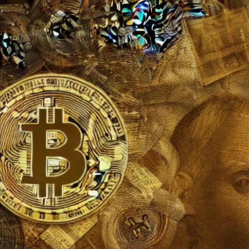 Image similar to bitcoin inventor, digital art, artstation