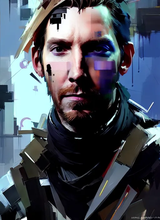 troy baker as higgs monaghan portrait, smoky eyes!,, Stable Diffusion