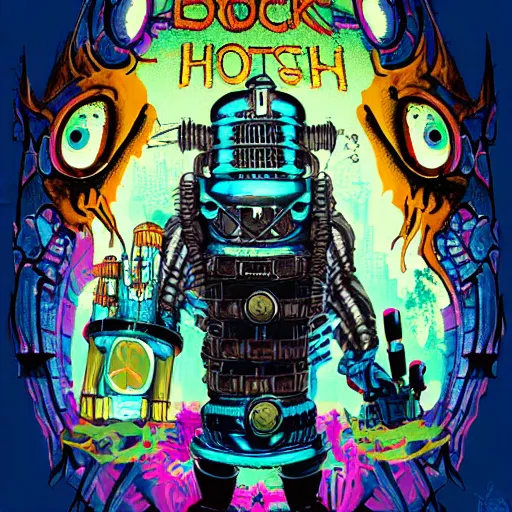 Image similar to Lofi Bioshock hyperbeast by Brock Hofer