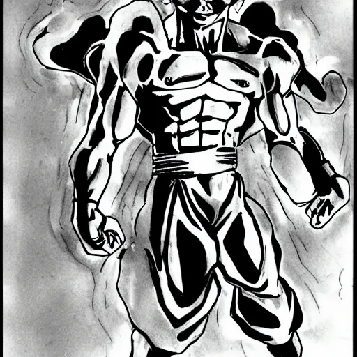 Image similar to DBZ Cell, Perfect Cell, drawn by Michelangelo