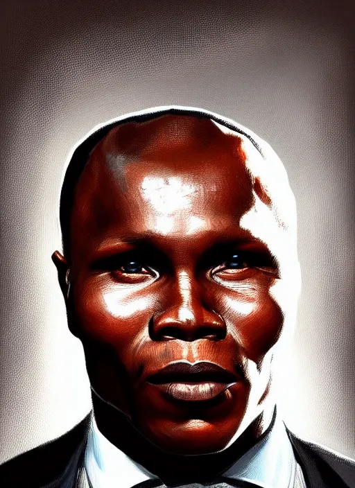 Image similar to chris eubank sr portrait, simply the best intricate, elegant, highly detailed, digital painting, artstation, concept art, smooth, sharp focus, illustration,