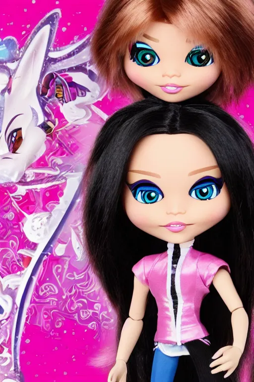 Prompt: matthew mercer as a bratz doll product photo by hasbro