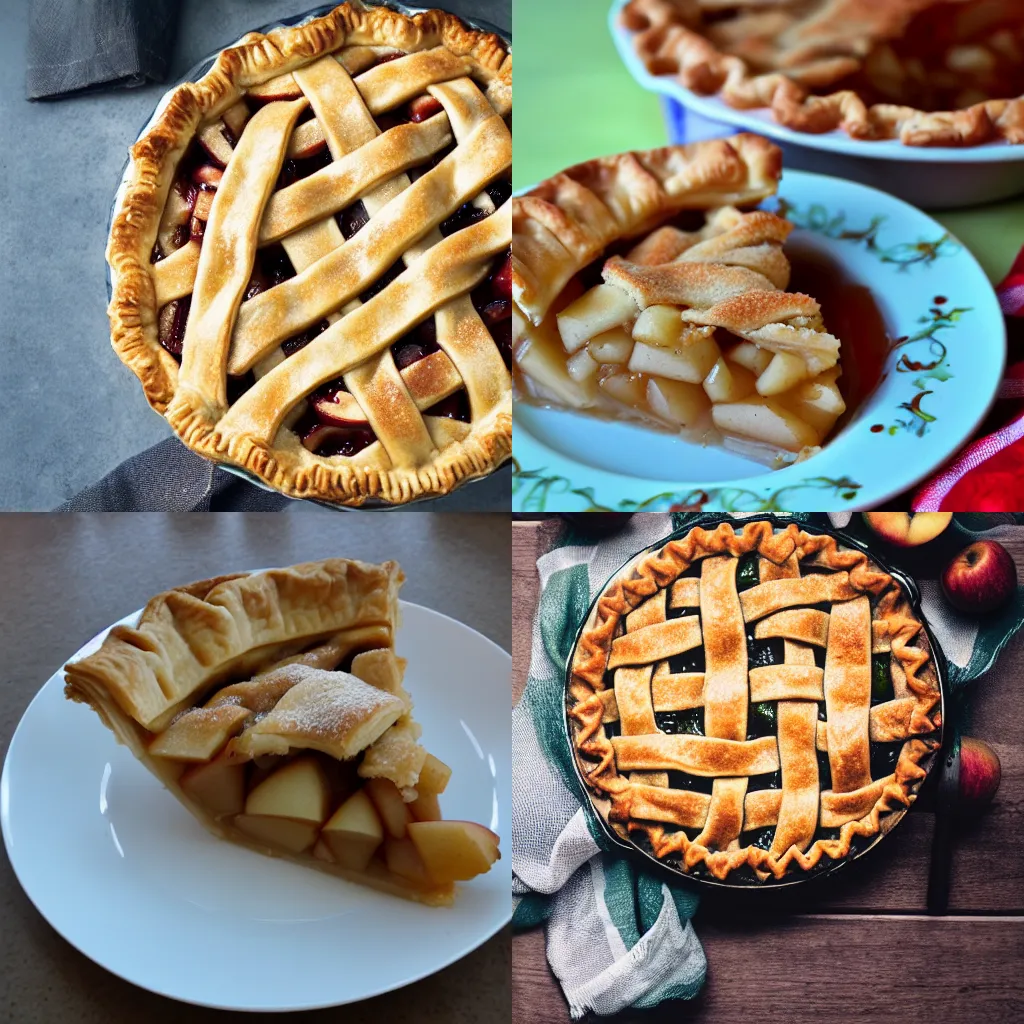 Prompt: apple pie