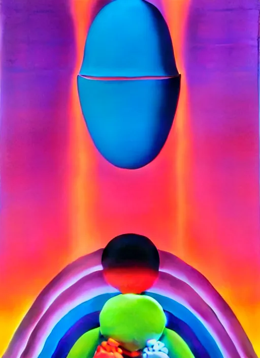 Image similar to love by shusei nagaoka, kaws, david rudnick, airbrush on canvas, pastell colours, cell shaded, 8 k