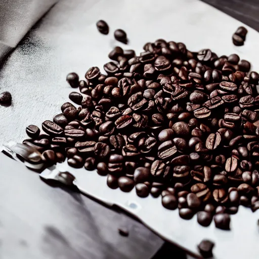 Image similar to studio photograph of a cigarrete covered in coffee