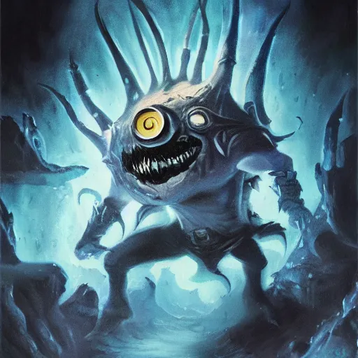 magic the gathering artwork :'the death minion'- 3 | Stable Diffusion ...