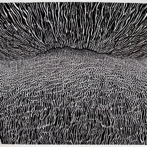 Prompt: drowning in silence by stanley donwood, highly detailed