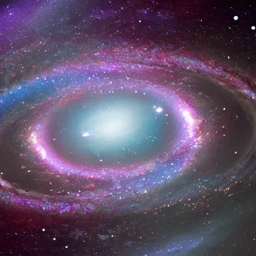 Image similar to a galaxy inside a ring