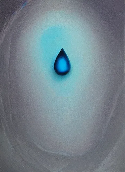 Image similar to portrait of a stunningly beautiful water drop, art by * * * * * * * * * * * * * *